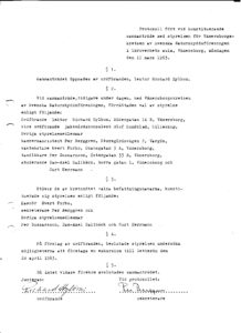 Naturskyddsföreningen_Vänersborg_protokoll_1963_konstituerande