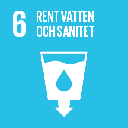 Globala målen Agenda 2030 nr 6 rent vatten och sanitet