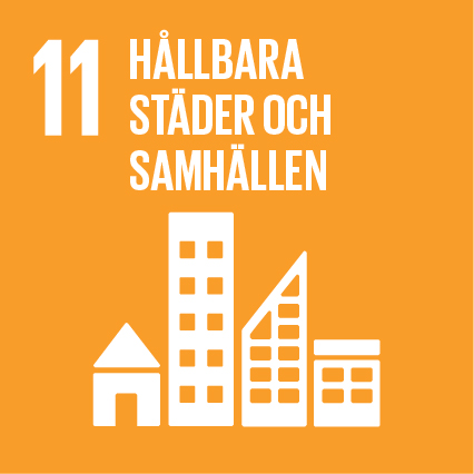 Globala målen Agenda 2030 nr 11 hållbara städer och samhällen