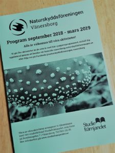 Program sept-mars Naturskyddsföreningen Vänersborg